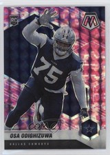 2021 Panini Mosaic Rookies Pink Camo Mosaic Prizm Osa Odighizuwa #360 6o3