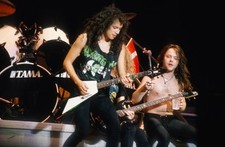 Metallica Kirk Hammett Jason Newsted Lars Ulrich Monsters of Rock - Old Photo