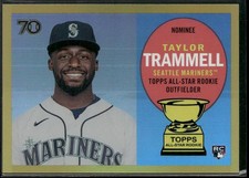 2021 Topps All-Star Rookie Cup Base Image Gold Foil /50 Taylor Trammell #49