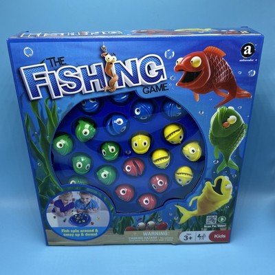 The Fishing Game 2-4 Players Ages 3+ Fish Spin Around & Sway Up & Down