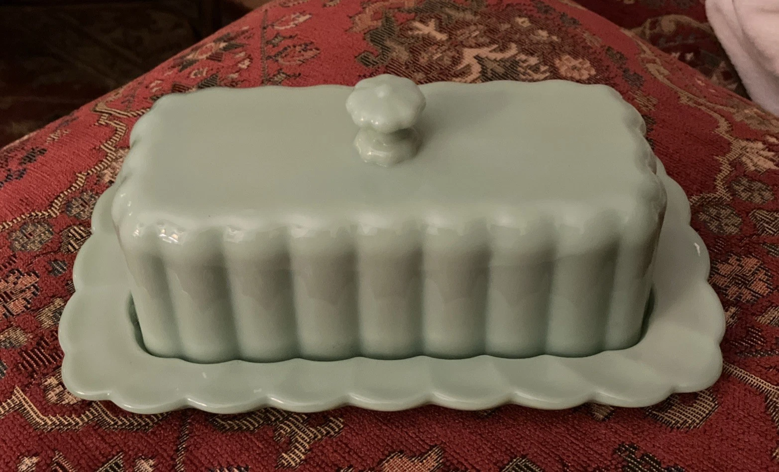 The Pioneer Woman Timeless Beauty Jadeite Butter Dish W/ Lid