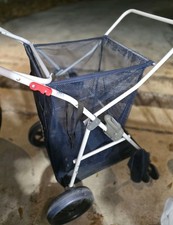 Wonder Wheeler ~ Super Size Beach Cart Extra Wide Wheels w/ Storage Tote Bag