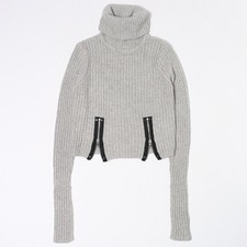 Jean Paul Gaultier Lindex Cropped Sweater Zip Turtleneck