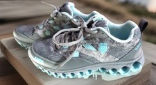 K Swiss Women s Tubes Comfort Technology Gray Teal Women s Sz 7.5