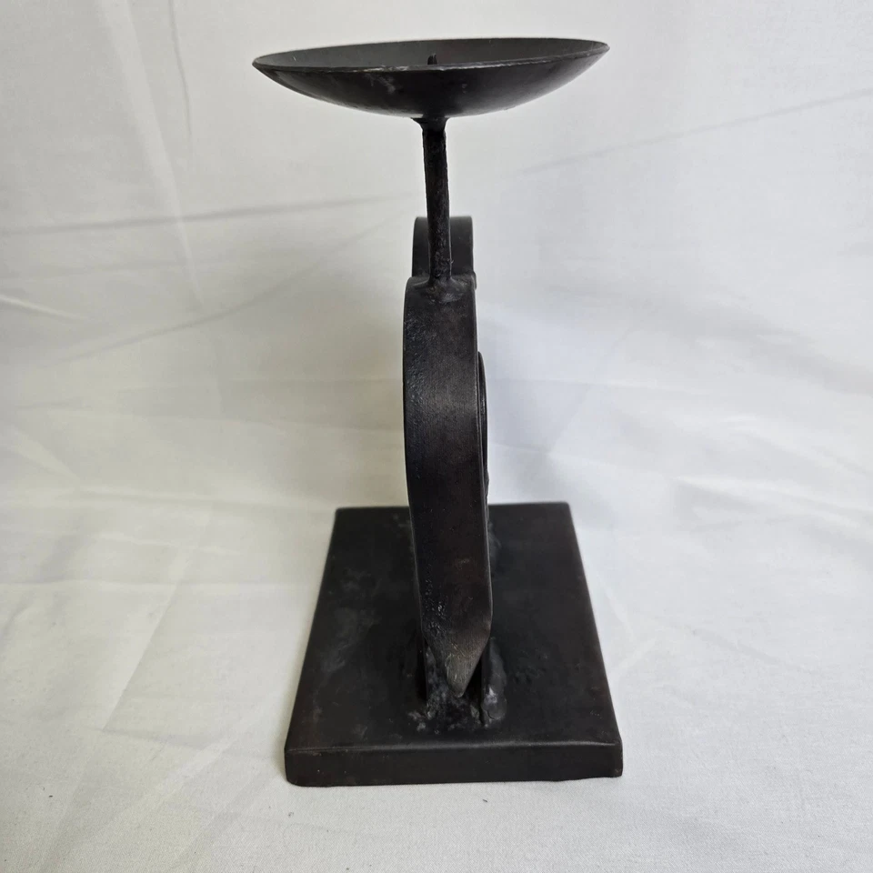 Decorative Metal Elephant Candle Holder, Stylized Scrollwork, 8"x4"x 5" - Image 4 of 4