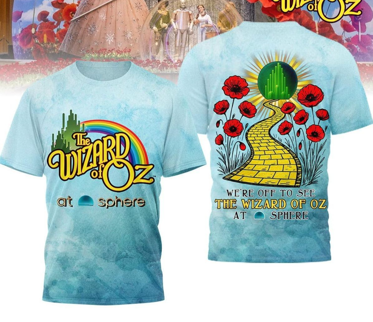 The Wizard Of Oz At Sphere AOP T-Shirt All Size | eBay
