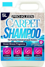 Professional Carpet & Upholstery Shampoo – Ocean Fresh Fragrance 5L - High Conce 4.88 per litre