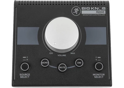 New Mackie Big Knob Passive 2x2 Studio Monitor Controller Desktop 2047800-00