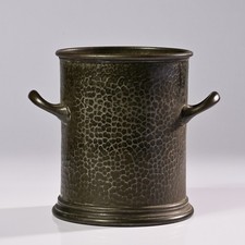 Vintage UNITY Pewter Hammered Ice Bucket / Cooler – English Made