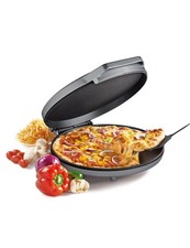 Betty Crocker Pizza Maker Plus, Griglia Elettrica da Interno 12", Padella Antiaderente 