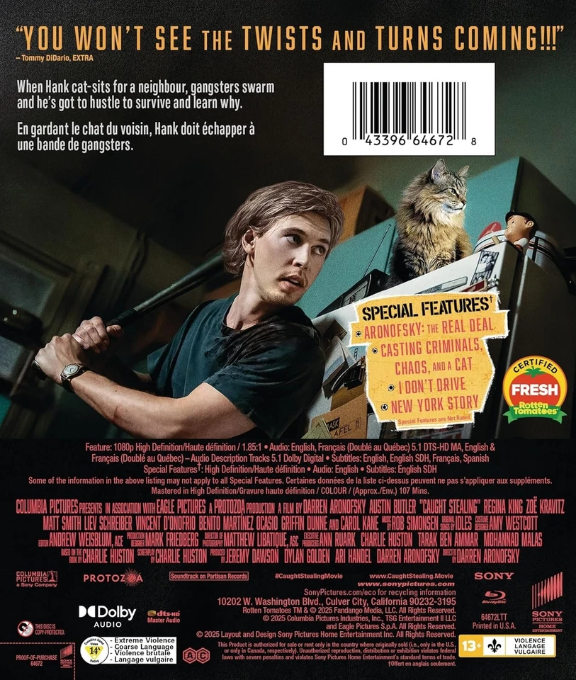 CAUGHT STEALING (2025) [BLU-RAY] - Image 2 of 2