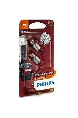 T4W 24V 4W BA9s Premium/Vision Blister 2st. duo Philips