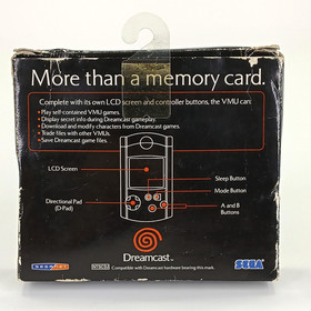 Sega Dreamcast Visual Memory Unit Green HKT-7000 With Original Box Tested READ