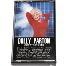 Dolly Parton - Greatest Hits Cassette Tape 1982 Country Rock PLAY TESTED