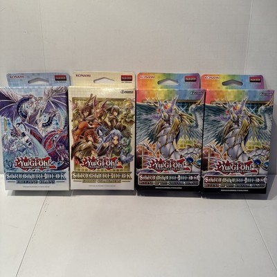 YUGIOH 1ST ED FREEZING CHAINS STRUCTURE DECK FACTORY SEALED Lot Of 4 Total
