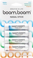 BoomBoom Nasal Stick  Vapor Flow Technology  Cool Refreshing Sensation