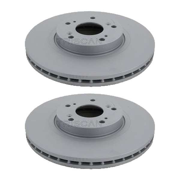 2 Bremsscheiben BelüFtet Ø 296 Mm Triscan FüR U.A. Honda Accord-image