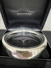 Tiffany & Co. Silver X Elsa Peretti Round Bangle Size Medium