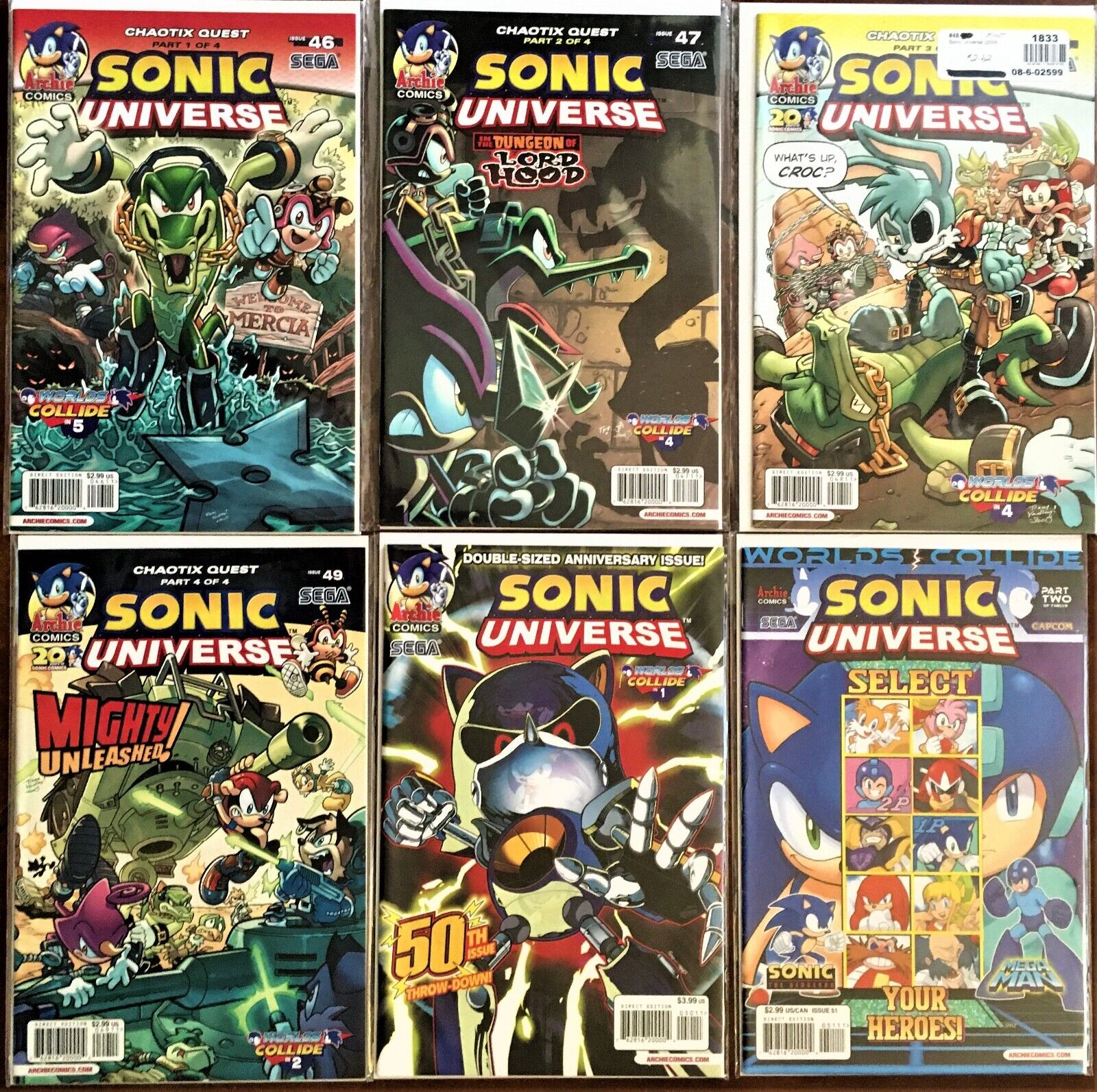 Archie Comics' Sonic Universe Chaotix Quest: Parts 1-2 (lost