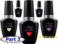 CUCCIO Gel Nail Polish UV/LED 13 mL/0.43fl.oz Gel Color /Choose PART 3
