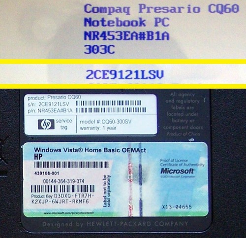 Compaq Presario CQ-60 AMD 2.1GHz 3GB Ram 120GB SSD HDMI nVIDIA 8200 Win 7 Office - Picture 11 of 11