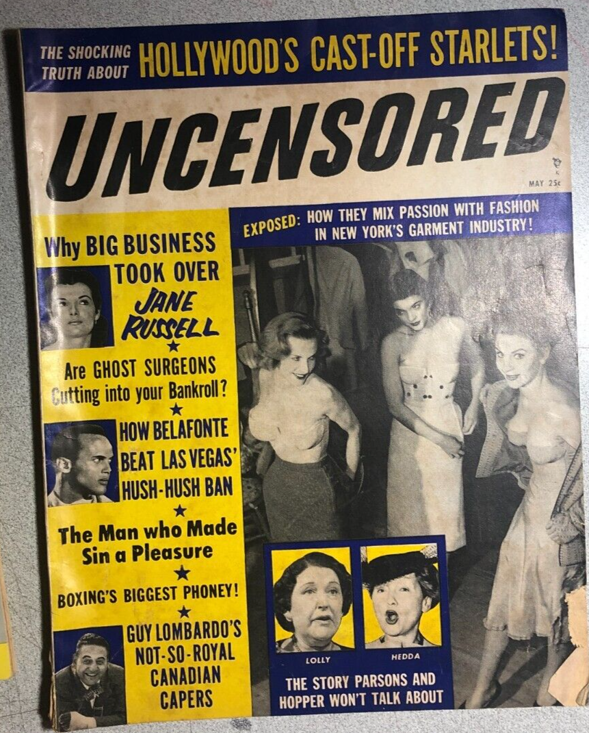 PatrickDemarchalier 写真集　ExposingElegance UNCENSORED celebrity expose magazine May 1956 Ham Fisher