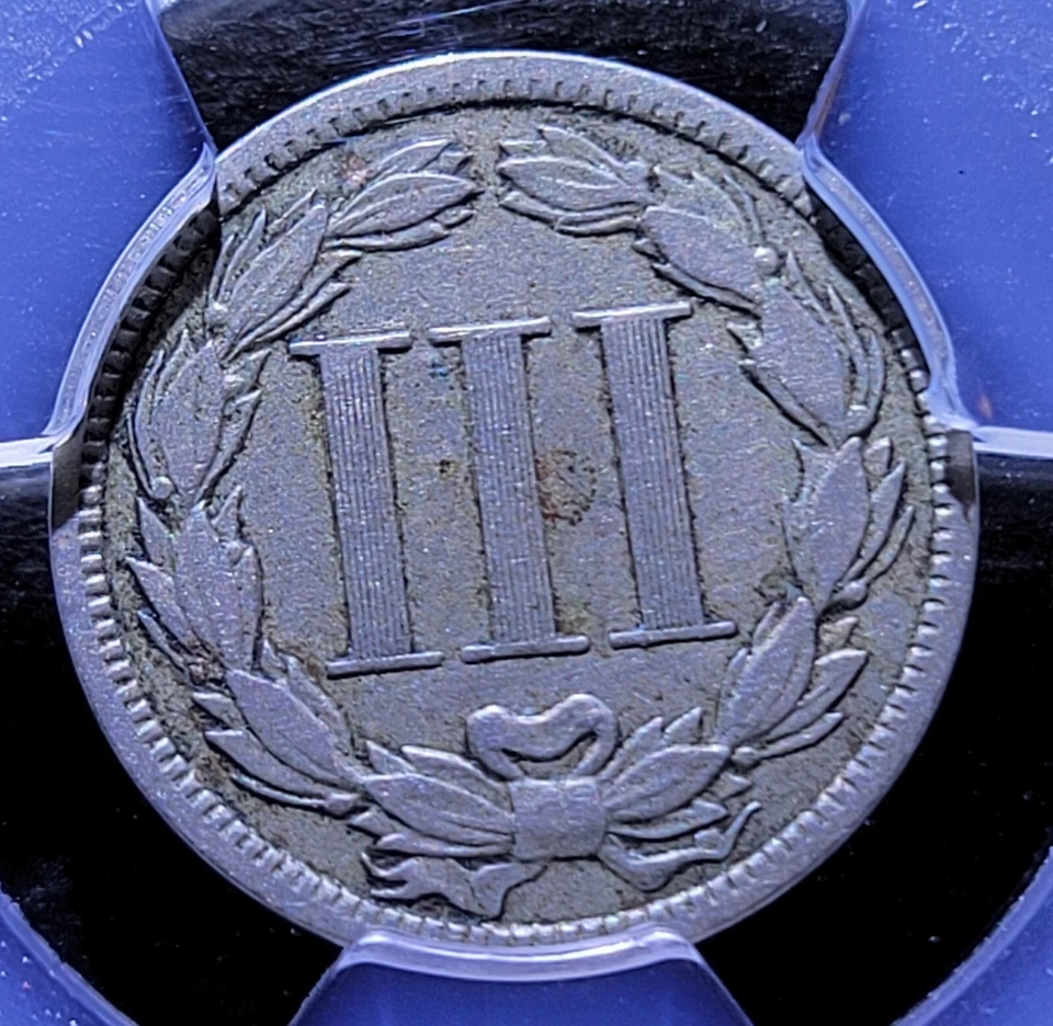 1888 Three Cent Nickel PCGS XF40 Mintage 18,125 - Image 4 of 4