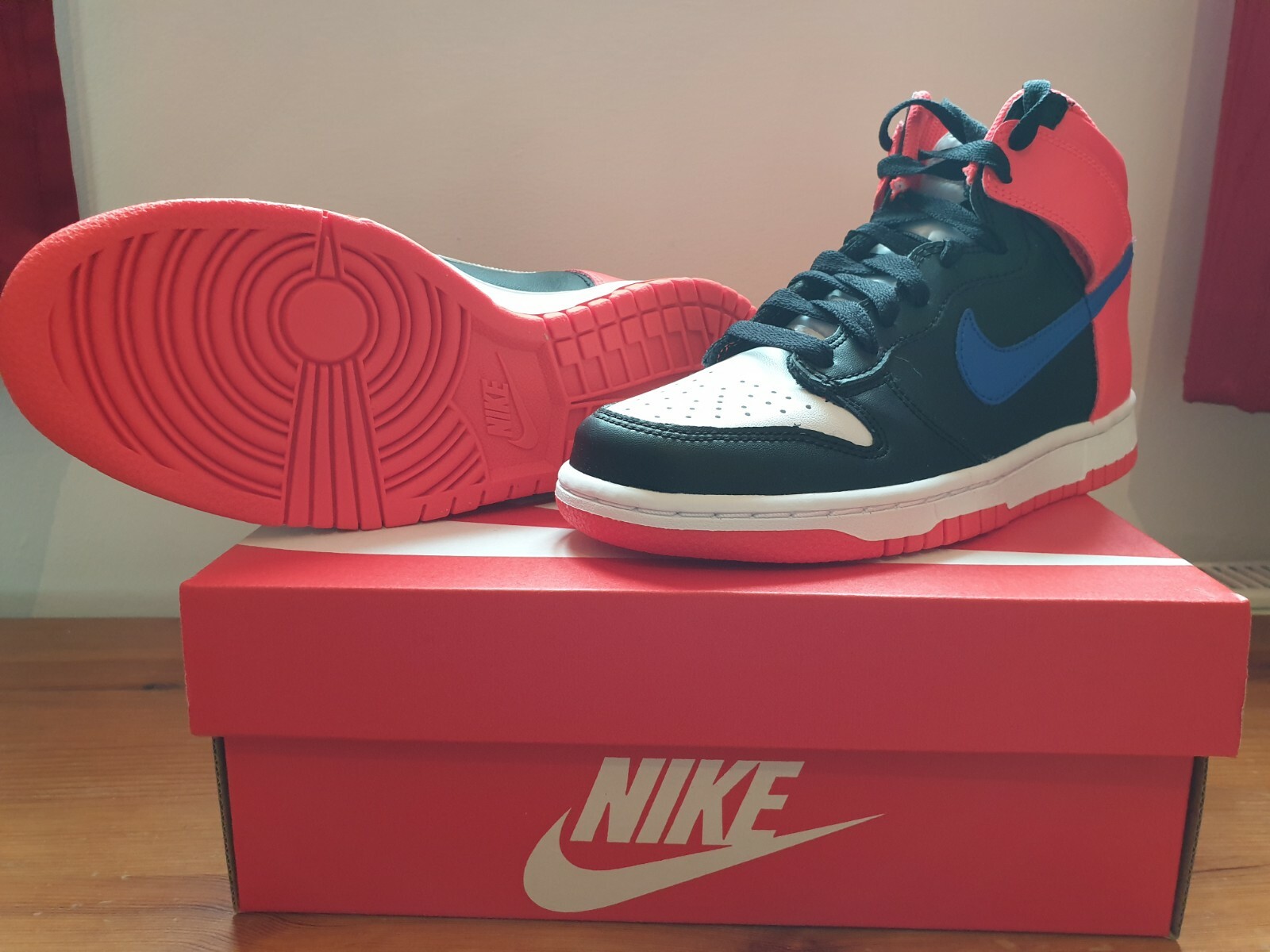 Nike Dunk High Knicks Black Game Royal UK 4 EU 36.5 | eBay