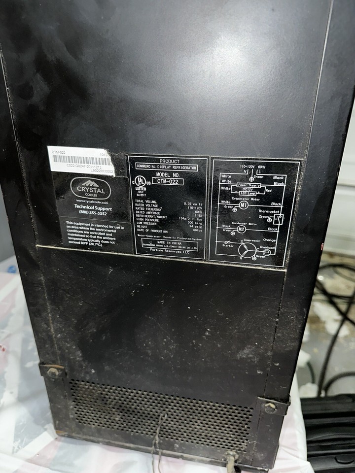 Monster Energy Drink Mini Fridge Counter Top 9 Can Fridge — WORKS GREAT