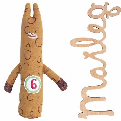giraffe baby rattle