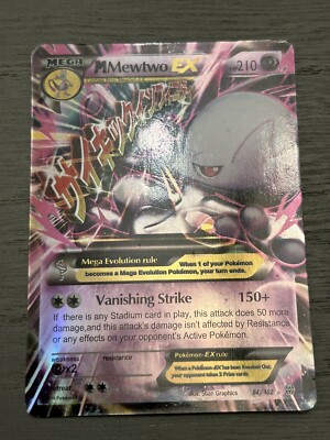 Carte Pokémon Mewtwo/Mega Mewtwo X & Y Édition Or 2016 - Gradée CGC 8,5 - Top Pop 1
