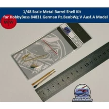 1/48 Metal Barrel Shell Kit for HobbyBoss 84831 German Pz.BeobWg V Ausf.A Model