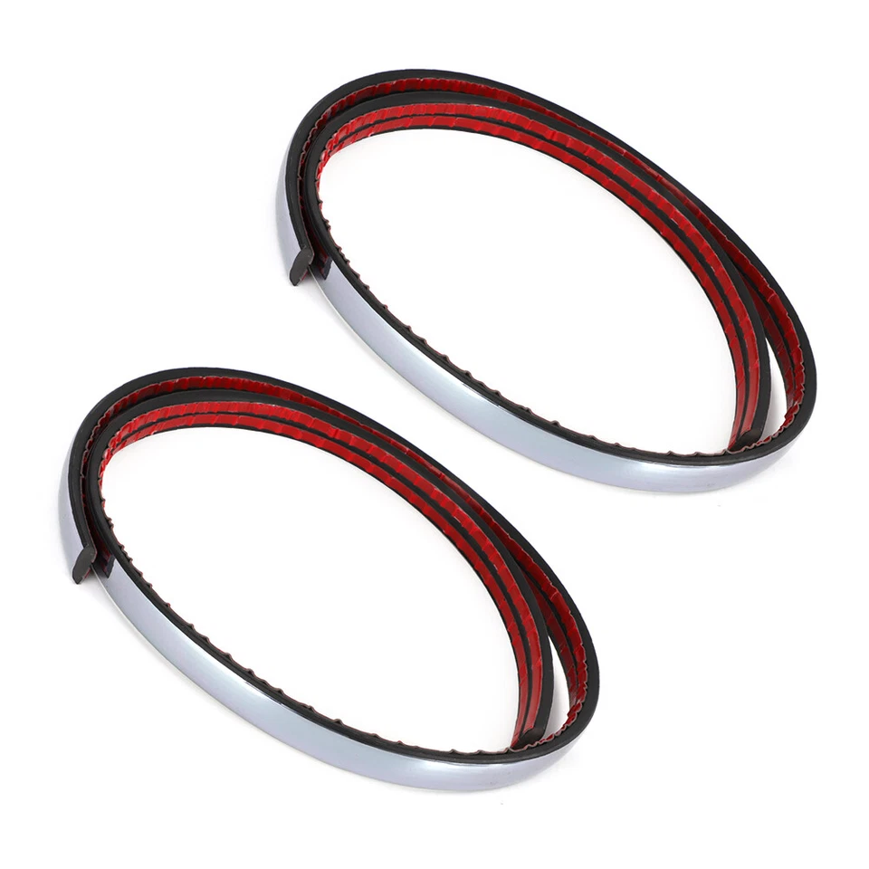 2X For 1998 - 2011 Mercury Grand Marquis Rear Bumper Moldings Trim #F8MZ17C830AA Foto 3 de 4