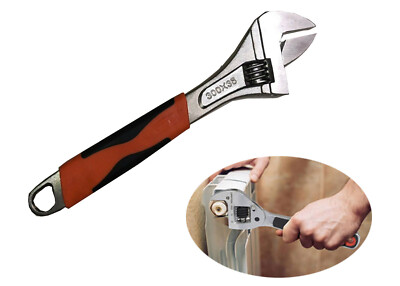 ENGELSCHLÜSSEL MULTIFUNKTIONSROLLE VERSTELLBAR 300x36MM RUTSCHFESTER GRIFF 12''