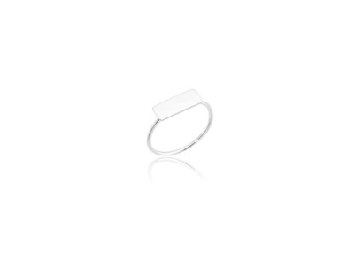 925 Silber Teller Phalanx Ring
