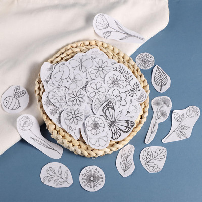 79Pcs Hand Sewing Stabilizers, Self Adhesive Washable Stabilizer with Pre-Printe