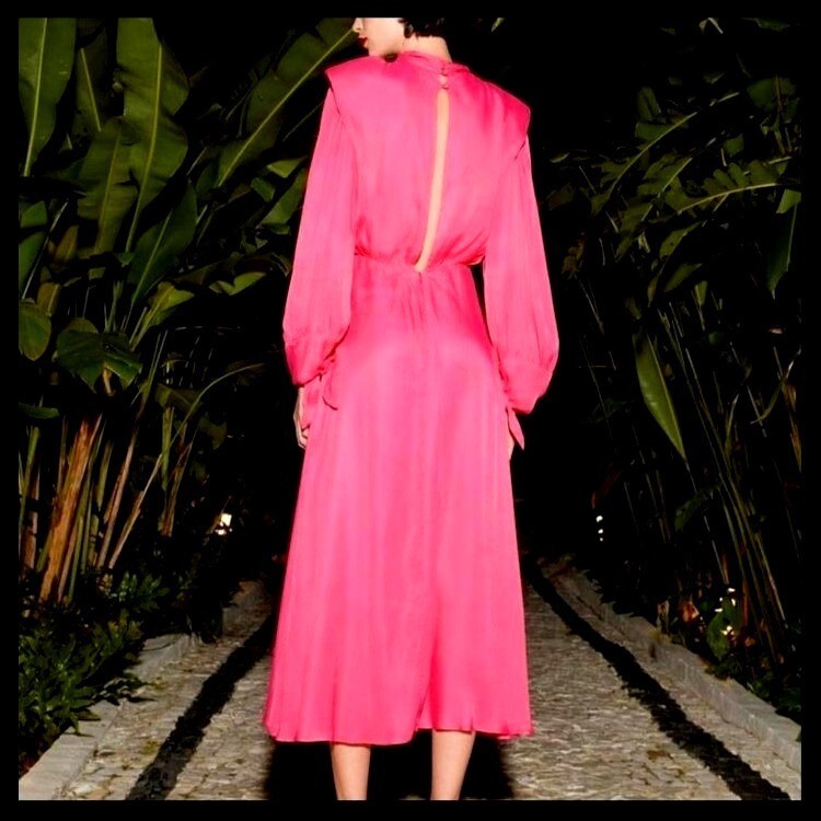 farm rio x anthropologie long-sleeve cutout maxi dress Farm Rio x Anthropologie Long-Sleeve Cutout Maxi Dress