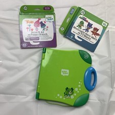 LeapFrog LeapStart Interactive Learning System Green My Pal Scout  2 Book Lot