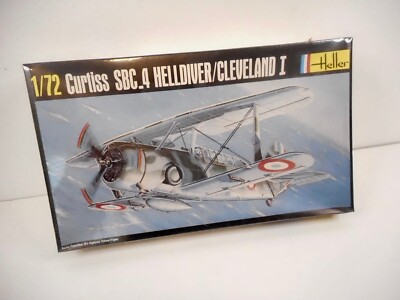 SEALED VINTAGE HELLER CURTISS SBC4 HELLDIVER AIRPLANE MODEL KIT 1/72 SCALE 