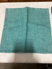 Set of Two Pillow Case 21 Inch Square Turquoise Blue Color in EUC