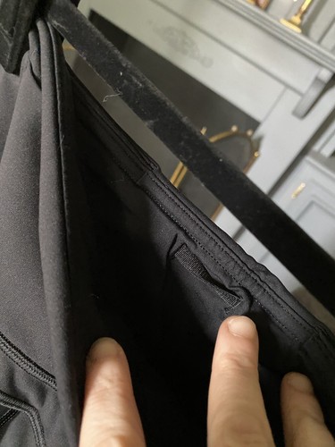 Lululemon Leggings Gr. 6 hohe Leibhöhe schwarz Mesh reflektierend 7/8 Länge - Bild 8 von 10