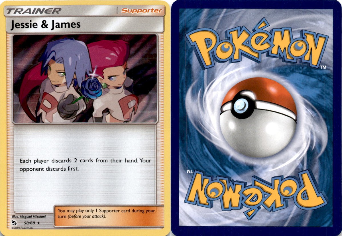 2019JESSIE❗️ 2019 Pokemon, Hidden Fates, #58/68 Jessie & James, Holo Rare | eBay