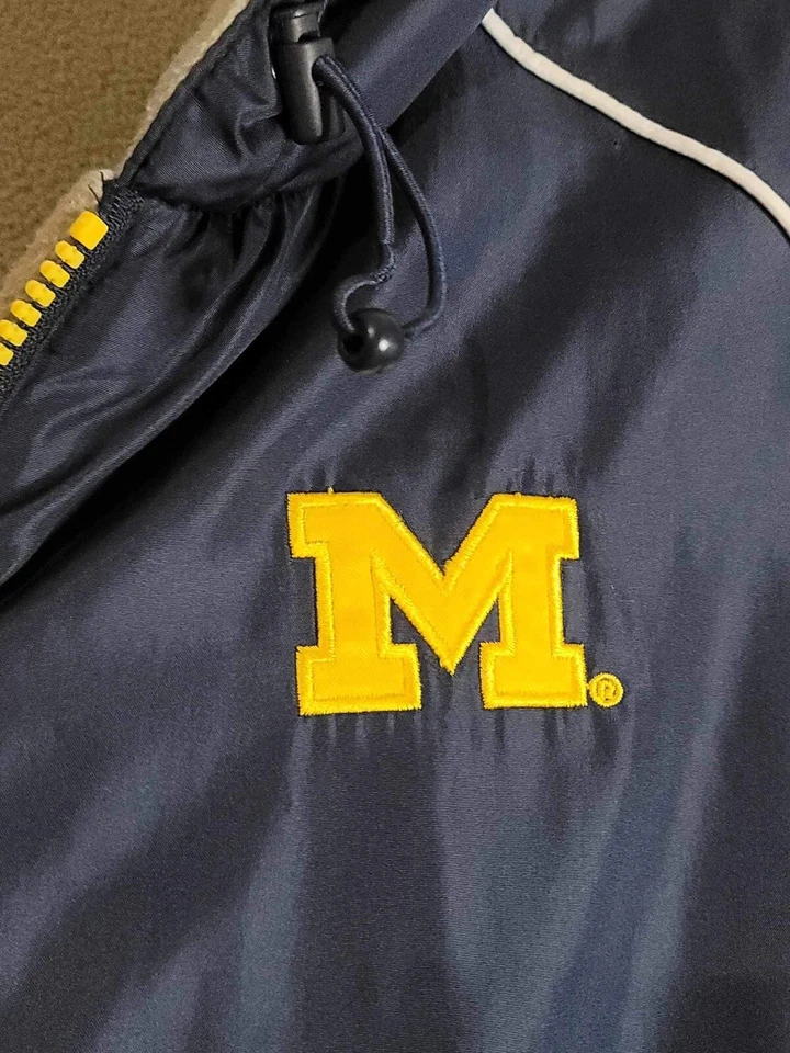 Chaqueta G-III Azul Amarillo Michigan Wolverines College-NCAA Talla Juvenil 2XL Foto 4 de 4