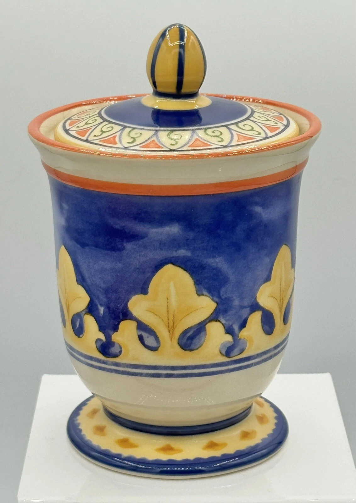 Pfaltzgraff Villa Della Luna Sealed Lid Storage Canister Jar 2004 Rare