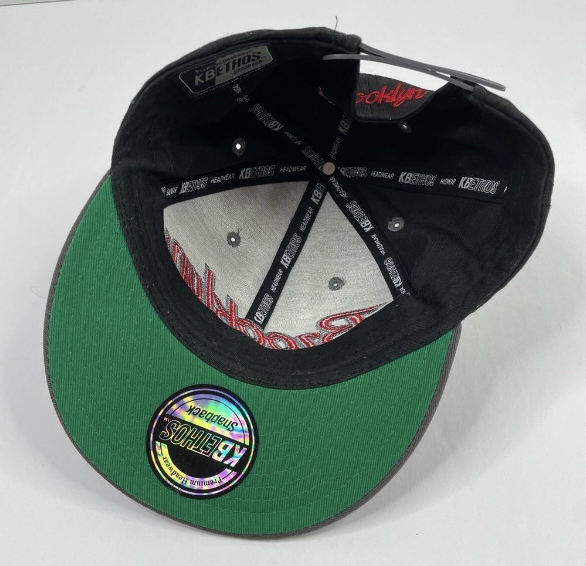 Brooklyn 3D Snapback Adjustable Baseball Cap Blac… - image 2