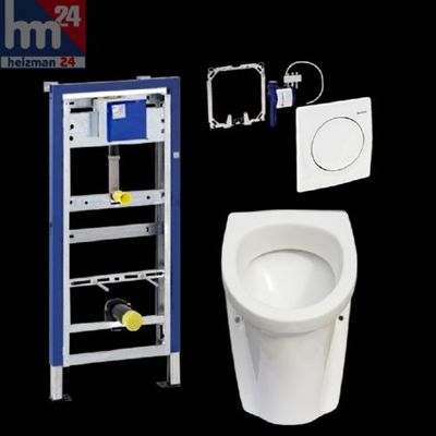 Komplettset Gustavsberg Urinal inkl. HyBasic Urinalsteuerung u. Duofix Basic