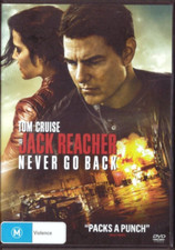 Jack Reacher-Never Go Back (DVD, 2016)