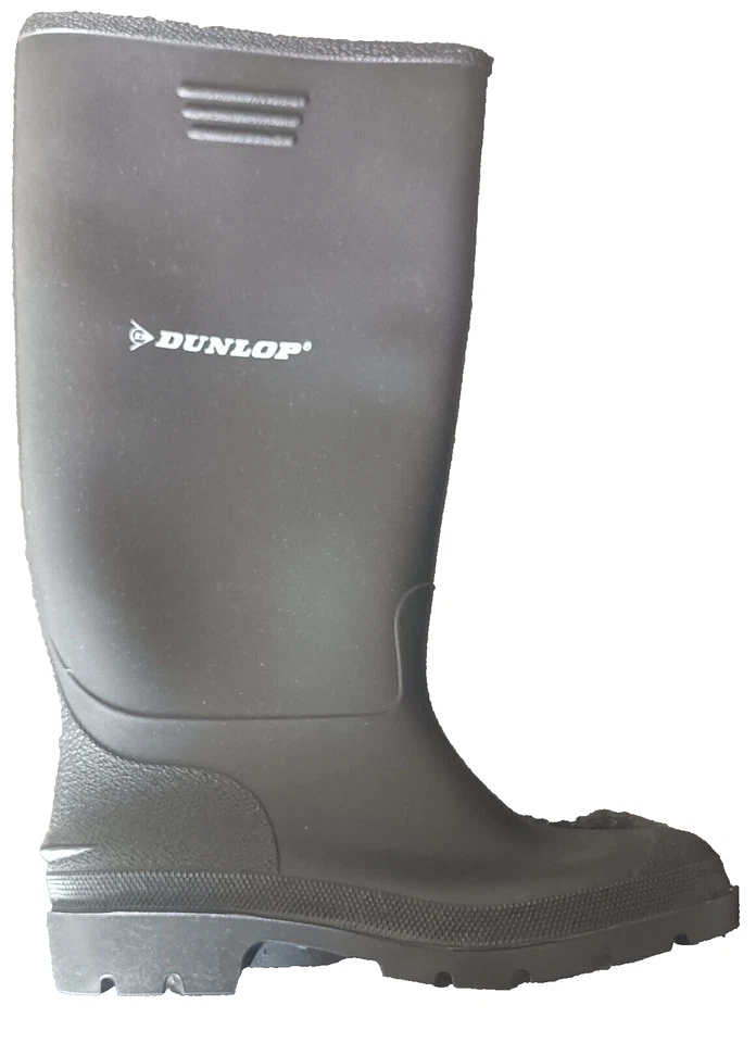 Dunlop stivali gomma unisex impermeabili da pioggia lavoro caccia e pesca n 39 - Immagine 2 di 4