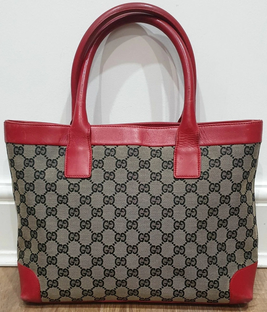 Gucci GG Fabric Canvas Tote Bag