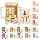 Bade-Set Damen Vintage Schrank mit Vanille Wellness Geschenkset für Frauen